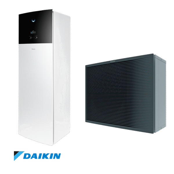 Високотемпературна термопомпа с водосъдържател Daikin Altherma ETVX16S23E9W7 + EPRA18DW1