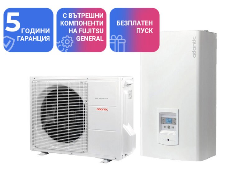 Heat pump Atlantic LORIA 6008 — 7,5 kW — heating (DHW with separate tank)