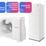 Термопомпа Atlantic ALFEA EXTENSA DUO A.I. R32 10 Kw с вграден бойлер 190 литра - отопление, охлаждане и БГВ