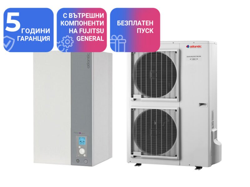 Тепловий насос Atlantic ALFEA EXCELLIA A.I. 11 — 10,8 kW — опалення (ГВП з окремим бойлером)