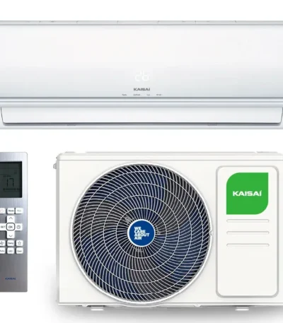 Инверторен стенен климатик KAISAI ECO 9 KEX-09KTH2I / KEX-09KTH2O – вътрешно и външно тяло с дистанционно управление