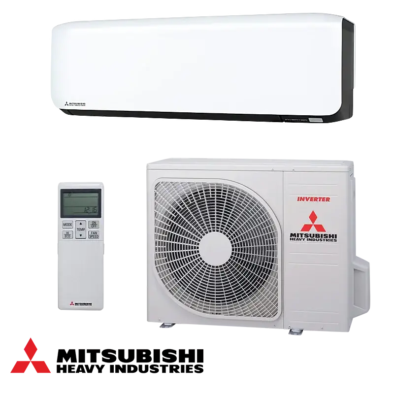 Инверторен климатик Mitsubishi Heavy Industries SRK50ZS-WFB с външно тяло SRC50ZS-W Инверторен стенен климатик Mitsubishi Heavy Industries SRK50ZS-WFB + SRC50ZS-W – вътрешно и външно тяло