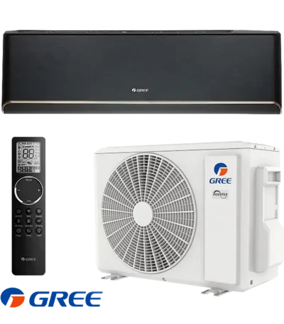 Инверторен стенен климатик Gree Airy GWH24AVEXF-K6DNA1A черен