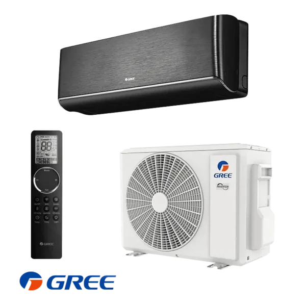 Инверторен климатик Gree Airy GWH12AVCXD-K6DNA1A - черен
