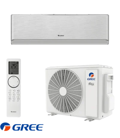 Инверторен стенен климатик Gree Airy GWH12AVCXD-K6DNA1A сребърен