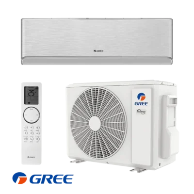 Инверторен климатик Gree Airy GWH18AVDXE-K6DNA1A - сребърен