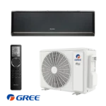 Инверторен стенен климатик Gree Airy GWH18AVDXE-K6DNA1A черен