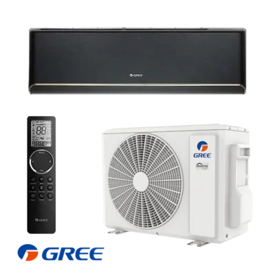 Инверторен климатик Gree Airy GWH18AVDXE-K6DNA1A - черен