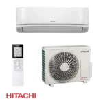 Инверторен климатик Hitachi AirHome 600 RAK-VJ25PHAE RAC-VJ25PHAE вътрешно и външно тяло