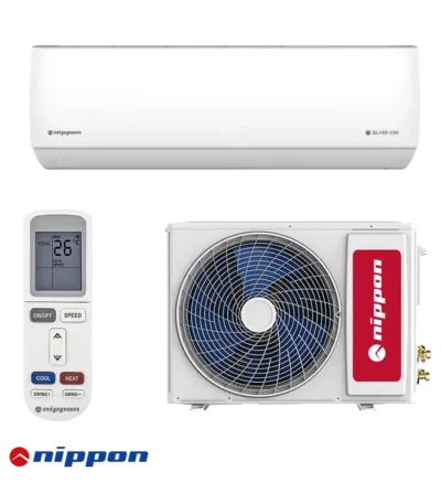 Инверторен климатик Nippon KFR 12DC SILVER ION 2 – вътрешно и външно тяло