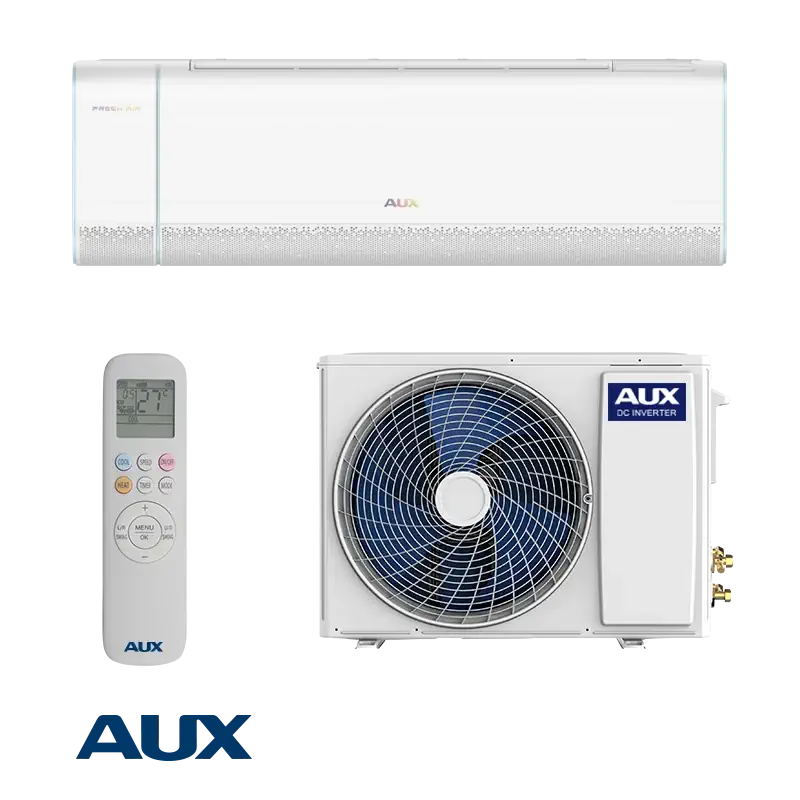 Инверторен стенен климатик AUX Q-Plus ASW-H12C5C4 с вътрешно и външно тяло