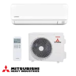 Инверторен климатик Mitsubishi Heavy Industries SRK25ZTL-W с вътрешно и външно тяло и дистанционно управление