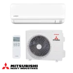 Инверторен климатик Mitsubishi Heavy Industries SRK50ZTL-W с вътрешно и външно тяло и дистанционно управление