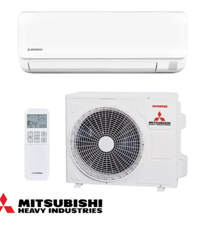 Инверторен климатик Mitsubishi Heavy Industries SRK50ZTL-W с вътрешно и външно тяло и дистанционно управление