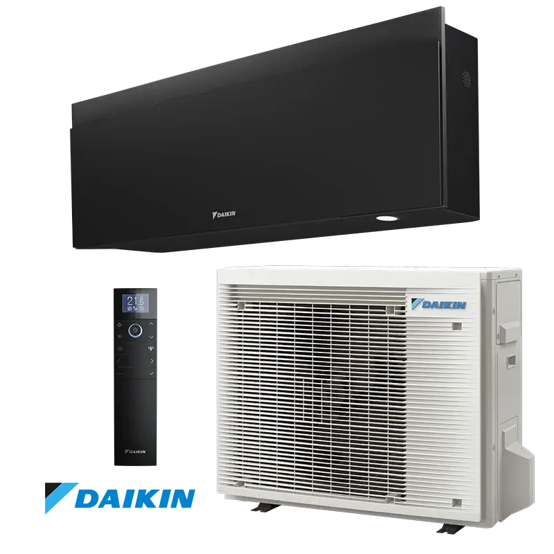 Daikin Emura 3 FTXJ50AB + RXJ50A – черен инверторен климатик Инверторен климатик Daikin Emura 3 FTXJ50AB + RXJ50A с черен дизайнерски вътрешен и външен модул