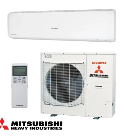 Инверторен климатик Mitsubishi Heavy Industries SRK100ZR-W + FDC100VNP вътрешен и външен модул