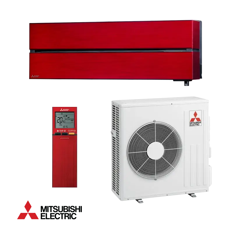 Инверторен климатик Mitsubishi Electric MSZ-LN60VGR + MUZ-LN60VG – червена сплит система за големи помещения