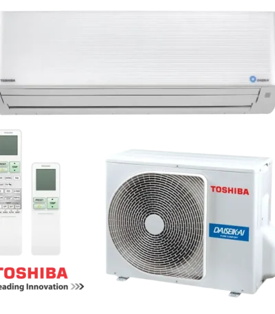 Инверторен стенен климатик Toshiba Super Daiseikai 9 RAS-10PKVPG-E с външно тяло RAS-10PAVPG-E
