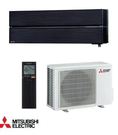 Инверторен климатик Mitsubishi Electric MSZ-LN25VGB MUZ-LN25VG вътрешно и външно тяло черен
