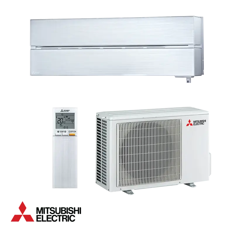 Инверторен климатик Mitsubishi Electric MSZ-LN25VGV MUZ-LN25VG вътрешно и външно тяло сребрист