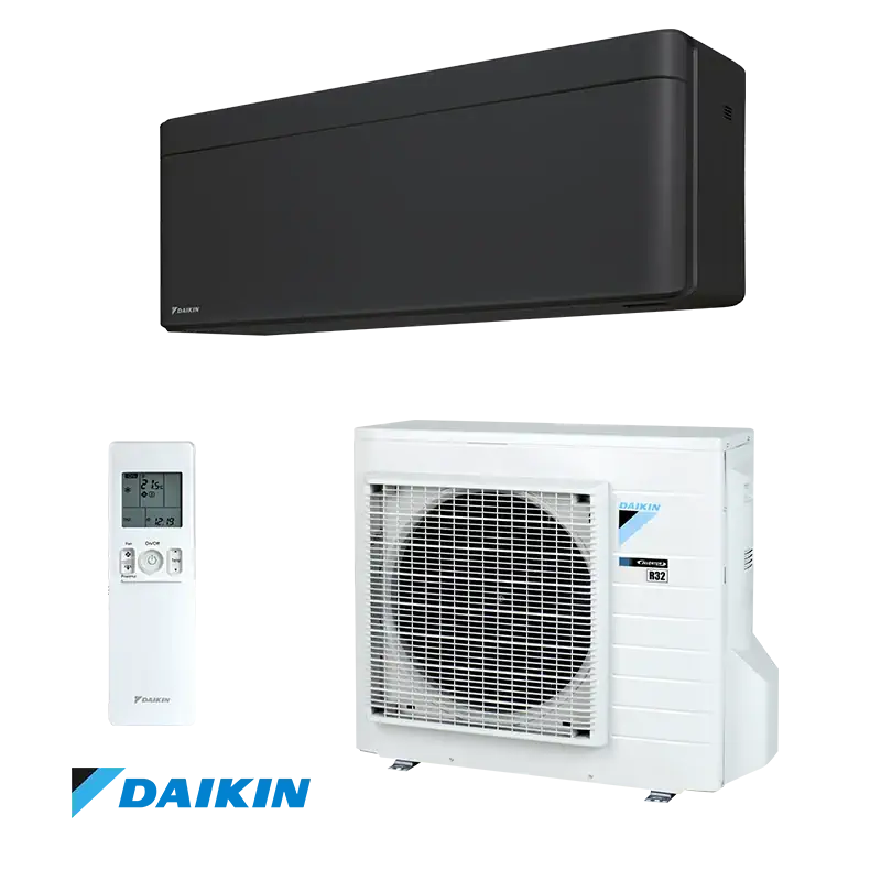Инверторен климатик Daikin Stylish FTXA20BB + RXA20A черен стенен модел