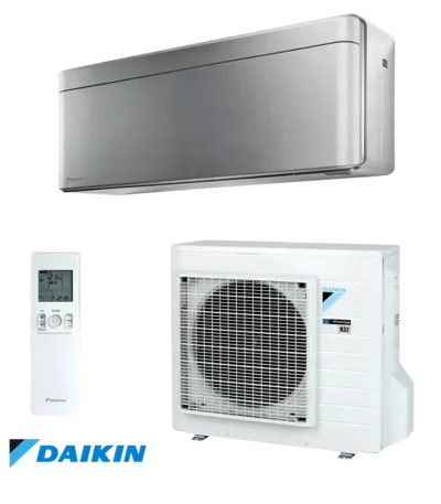 Инверторен климатик Daikin Stylish FTXA35BS + RXA35A сребрист стенен модел
