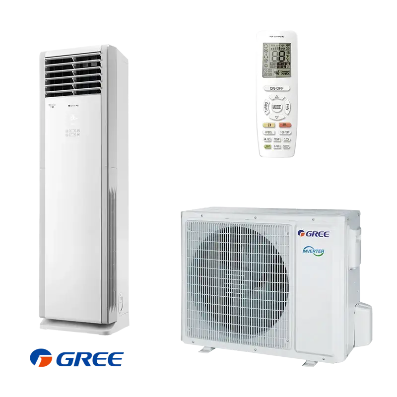 Колонен климатик Gree GVH24AMXF-K6DNC7A вътрешно и външно тяло