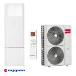 Колонен климатик Nippon NFGD-48HRFN8-Q NOE30U-48HFN8-R вътрешно и външно тяло