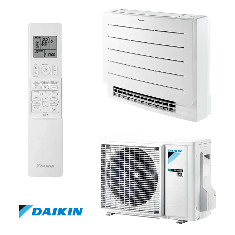 Подов климатик Daikin Perfera FVXM35B RXM35A9 12000 BTU инвертор Инверторен подов климатик Daikin Perfera FVXM35B RXM35A9 комплект вътрешно и външно тяло