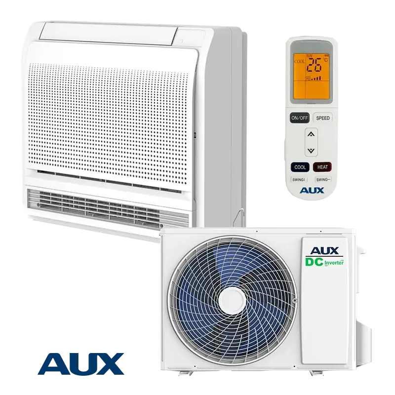 Подов климатик AUX AUCO-H18 18000 BTU инвертор Инверторен подов климатик AUX AUCO-H18 4R3B AL-H18 NDR3HB2U комплект вътрешно и външно тяло