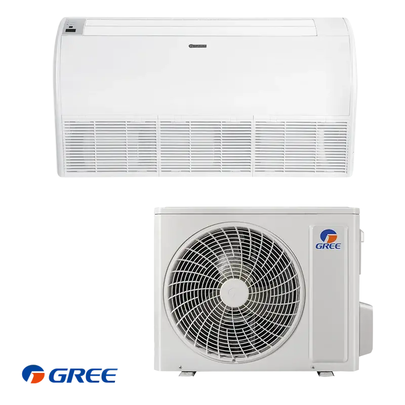 Подово таванен климатик Gree GUD71ZD1 24000 BTU инвертор Подово таванен климатик Gree GUD71ZD1 GUD71W1 NhA-S инвертор комплект вътрешно и външно тяло