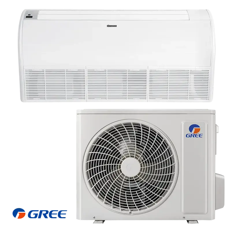 Подово таванен климатик Gree GUD140ZD1 48000 BTU инвертор Подово таванен климатик Gree GUD140ZD1 GUD140W1 NHA-S инвертор комплект вътрешно и външно тяло