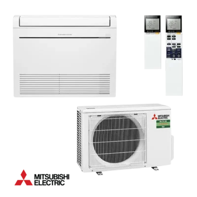 Inverter air conditioner Mitsubishi Electric MFZ-KT25VG + SUZ-M25VA - floor type
