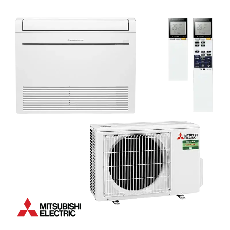 Подов климатик Mitsubishi Electric MFZ-KT35VG 12000 BTU Инверторен подов климатик Mitsubishi Electric MFZ-KT35VG + SUZ-M35VA 12000 BTU