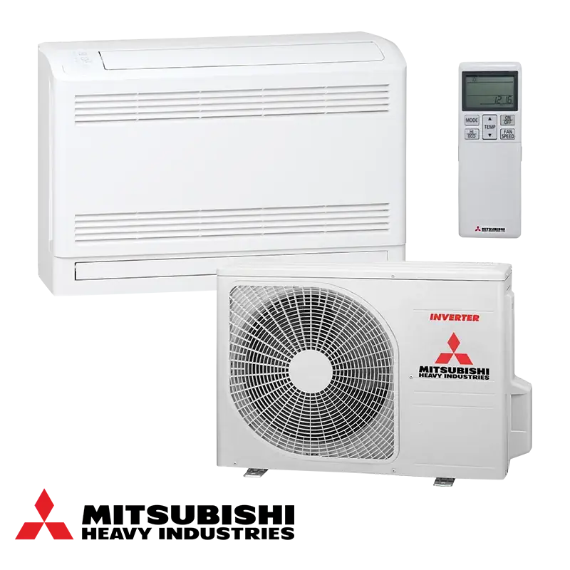Подов климатик Mitsubishi Heavy SRF35ZS-W 12000 BTU Инверторен подов климатик Mitsubishi Heavy SRF35ZS-W + SRC35ZS-W 12000 BTU
