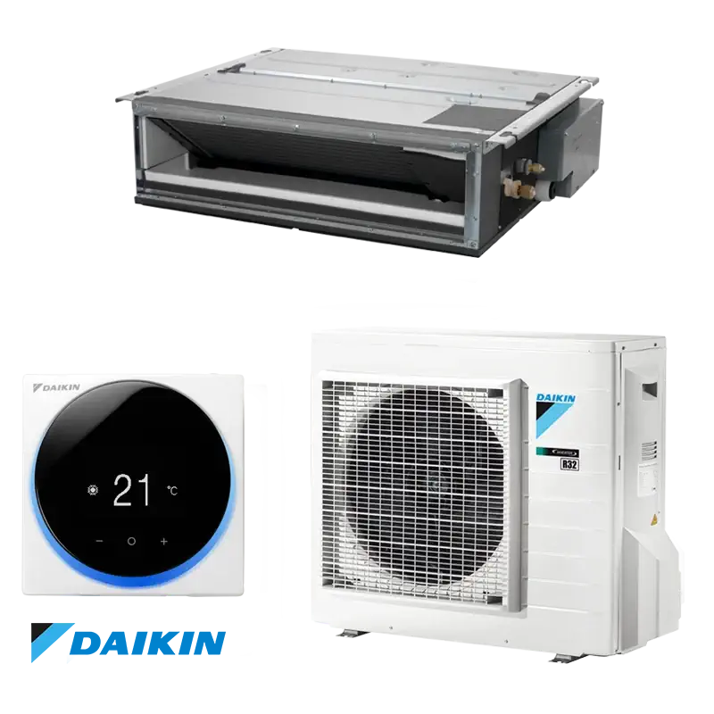 Канален климатик Daikin FDXM50F9 18000 BTU Канален климатик Daikin FDXM50F9 + RXM50A 18000 BTU инверторен