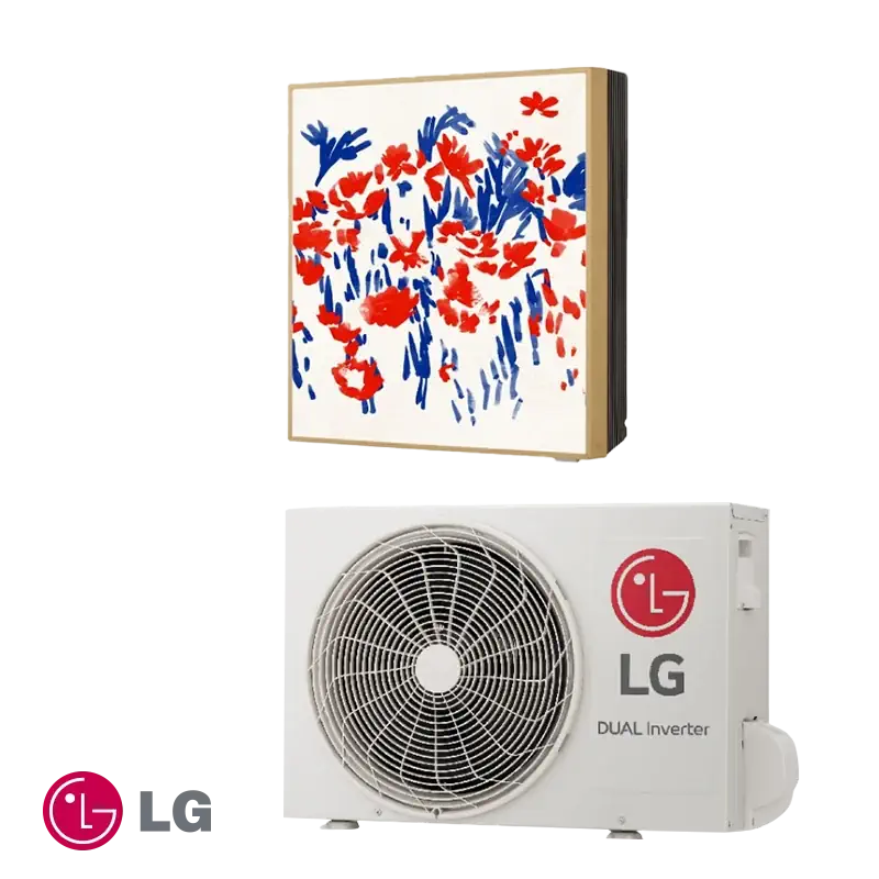 LG Gallery Special A09GA1 – дизайнерски инверторен климатик 9000 BTU Инверторен стенен климатик LG Gallery Special A09GA1 с външно тяло A09GA1.U18
