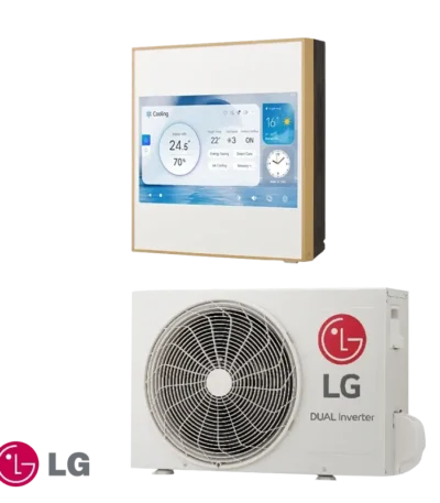 Инверторен стенен климатик LG Gallery Premium A12GA2 с външно тяло A12GA2.U18