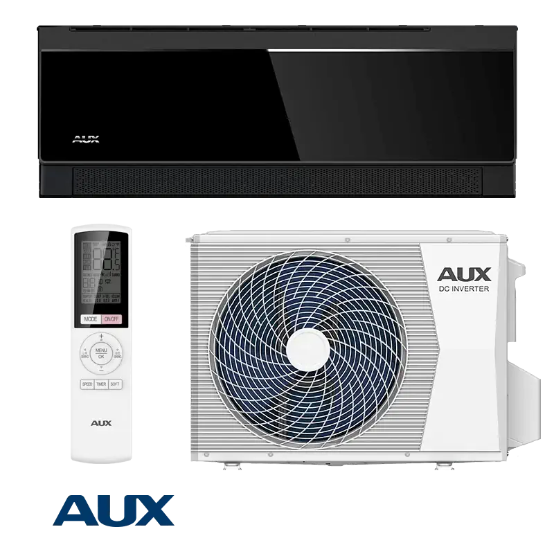 AUX C Comfort ASW-H24G3A4 – инверторен климатик 24000 BTU черен Инверторен стенен климатик AUX C Comfort ASW-H24G3A4/CBR3DI-B9 черен цвят