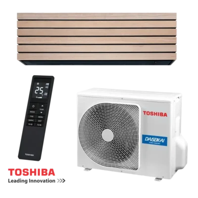Інверторний кондиціонер Toshiba Super Daiseikai 10 WOOD RAS-B13S4KVDG-E / RAS-13S4AVPG-E