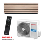 Инверторен климатик Toshiba Super Daiseikai 10 WOOD RAS-B18S4KVDG-E с външно тяло RAS-18S4AVPG-E