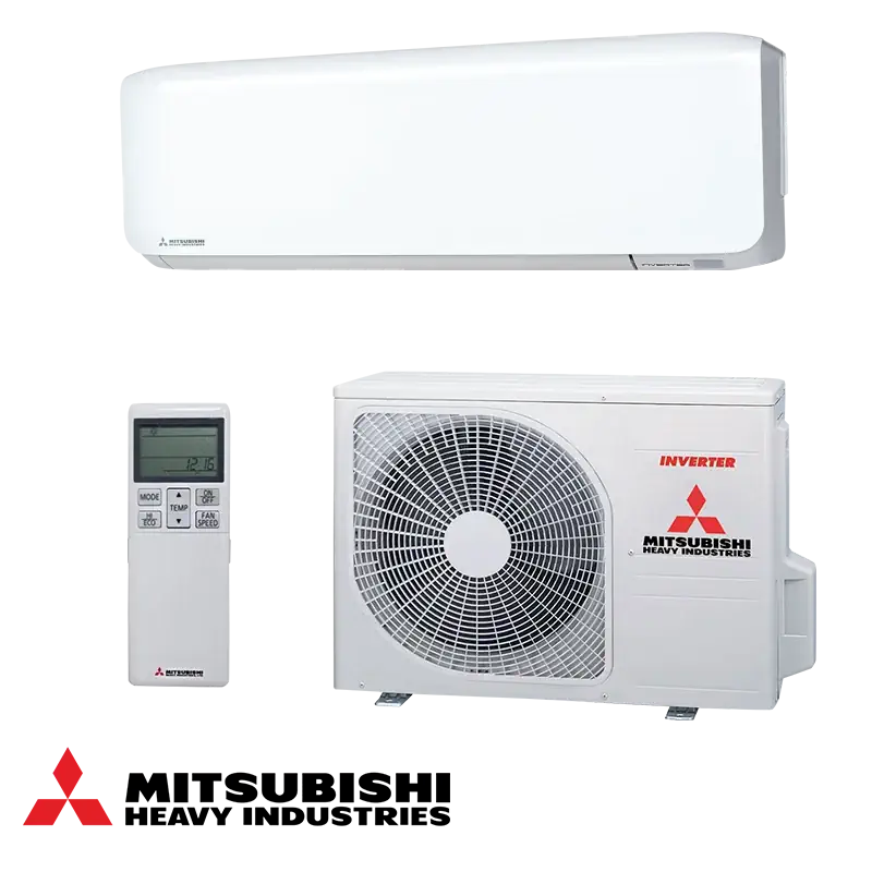 Mitsubishi Heavy Industries SRK25ZS-WF + SRC25ZS-W – инверторен климатик Инверторен стенен климатик Mitsubishi Heavy Industries SRK25ZS-WF + SRC25ZS-W – вътрешно и външно тяло