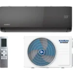 Инверторен стенен климатик KAISAI ICE KLB-18HRHI KLWB-18HRHO с черен вътрешен модул, външно тяло и дистанционно
