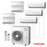 Toshiba RAS-5M34G3AVG-E мултисплит система с външно тяло и свързани вътрешни тела