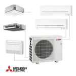 Мултисплит система Mitsubishi Electric MXZ-5F102VF с външно и вътрешни тела
