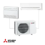 Мултисплит система Mitsubishi Electric MXZ-2F42VF с външно и вътрешни тела инверторен климатик