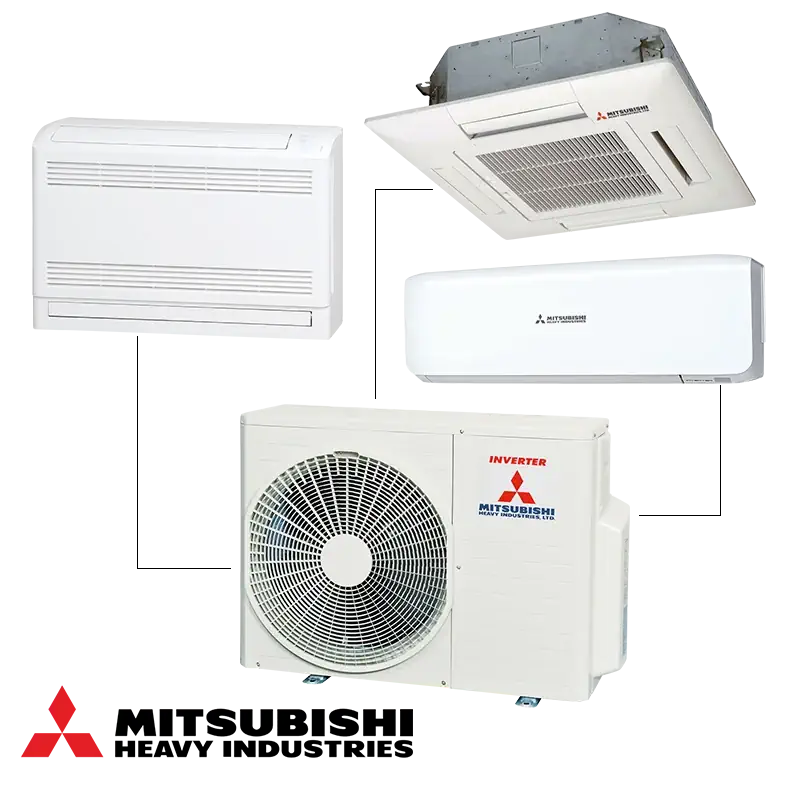 Външно тяло Mitsubishi Heavy Industries SCM60ZS-W за мултисплит климатик