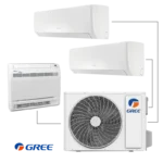 Мултисплит система Gree GWHD(24)NK6LOO с външно и вътрешни тела