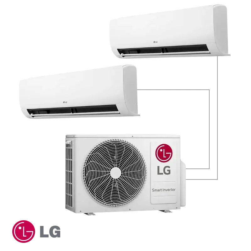 LG мулти сплит система RM2U15.U18 + RMN09.NSJ + RMN09.NSJ