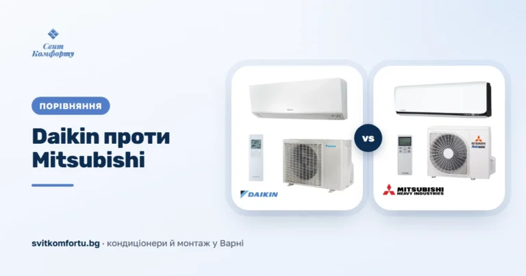 Daikin vs Mitsubishi — кой климатик е по-добър?